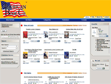 Tablet Screenshot of americanbookco.com